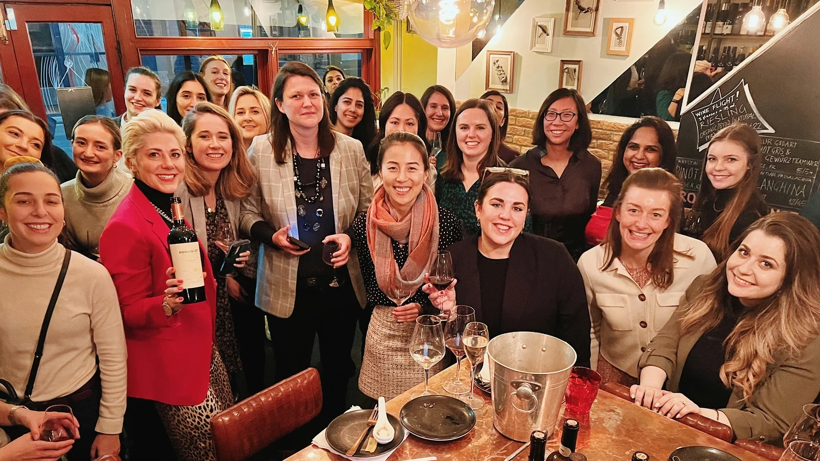 A 'Women in Wine' event at Lady of the Grapes in Covent Garden
