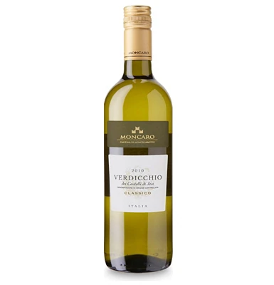 Moncaro Verdicchio Classico Italian white wine bottle