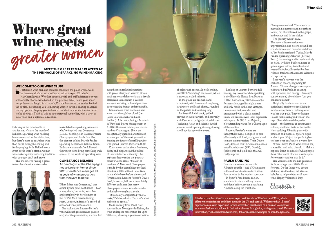 The Sparkle Revolution, How Women Are Shaping the Future of Sparkling Wine | Platinum Magazine