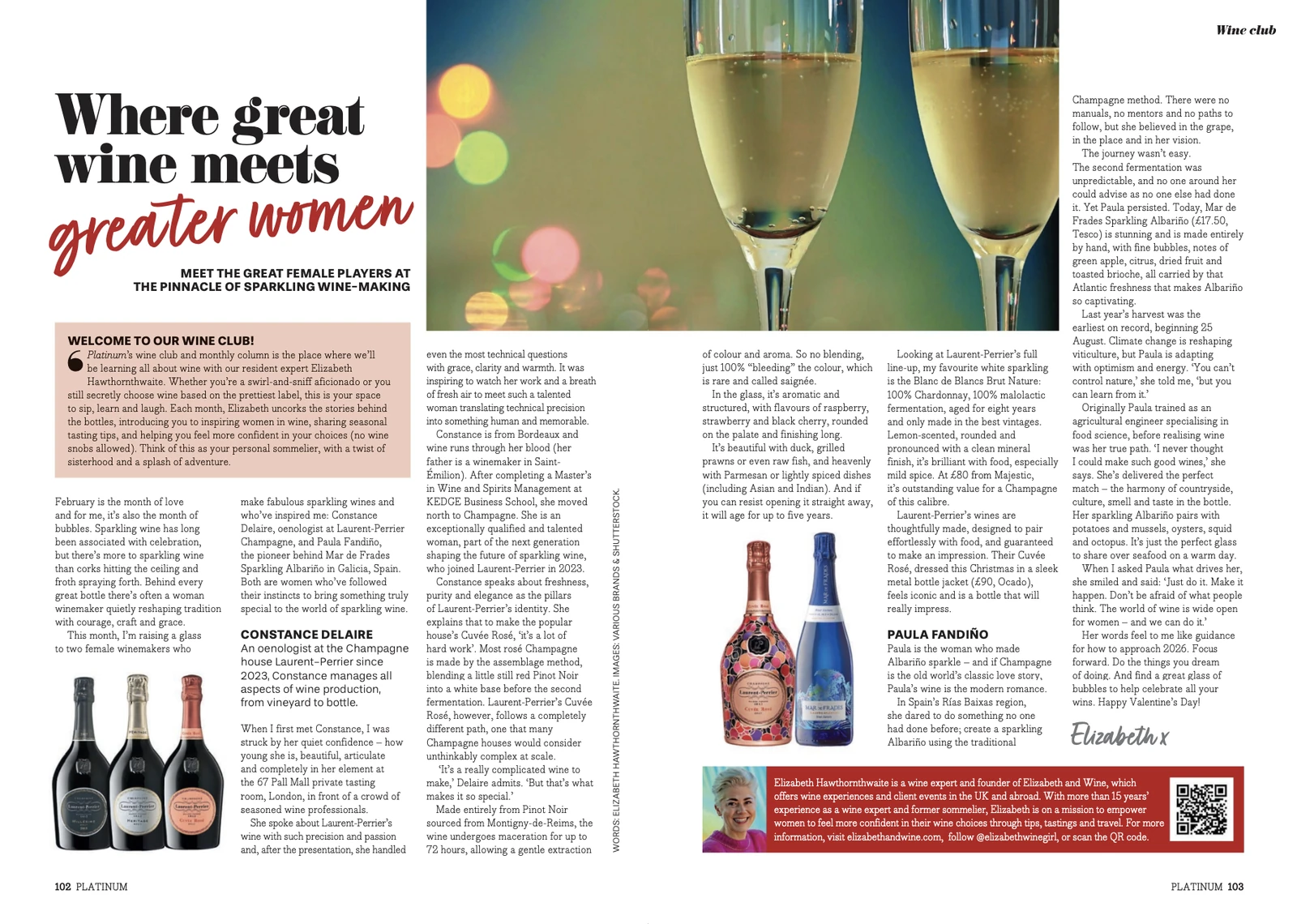 The Sparkle Revolution, How Women Are Shaping the Future of Sparkling Wine | Platinum Magazine