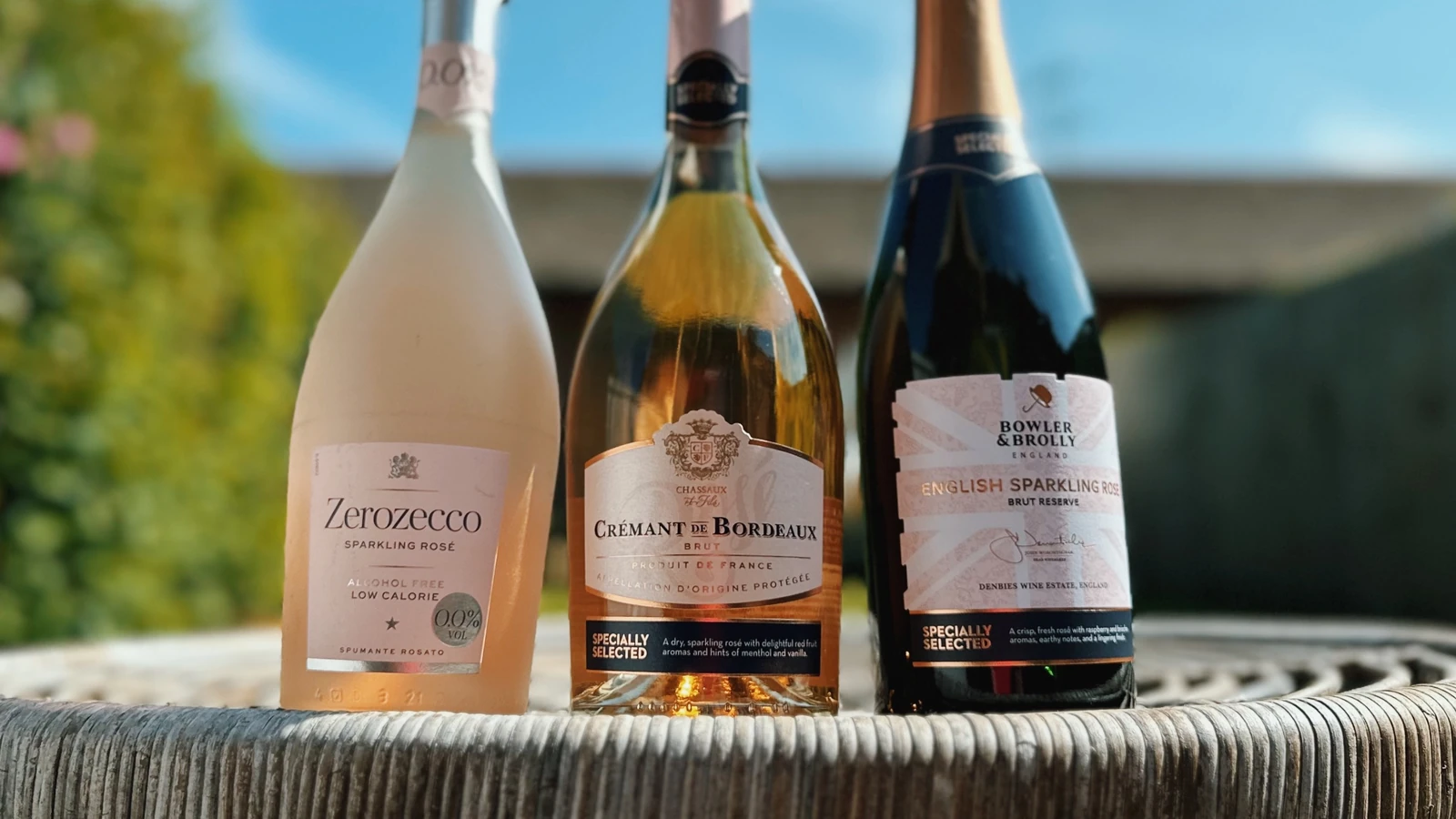 Sparkling Rosé from £2.79 at Aldi
