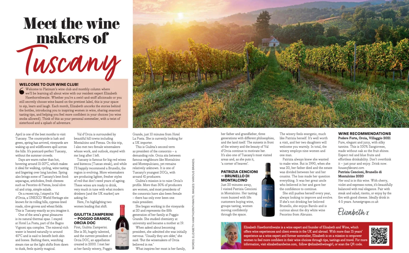 Meet the Female Wine Makers of Tuscany | Platinum Magazine