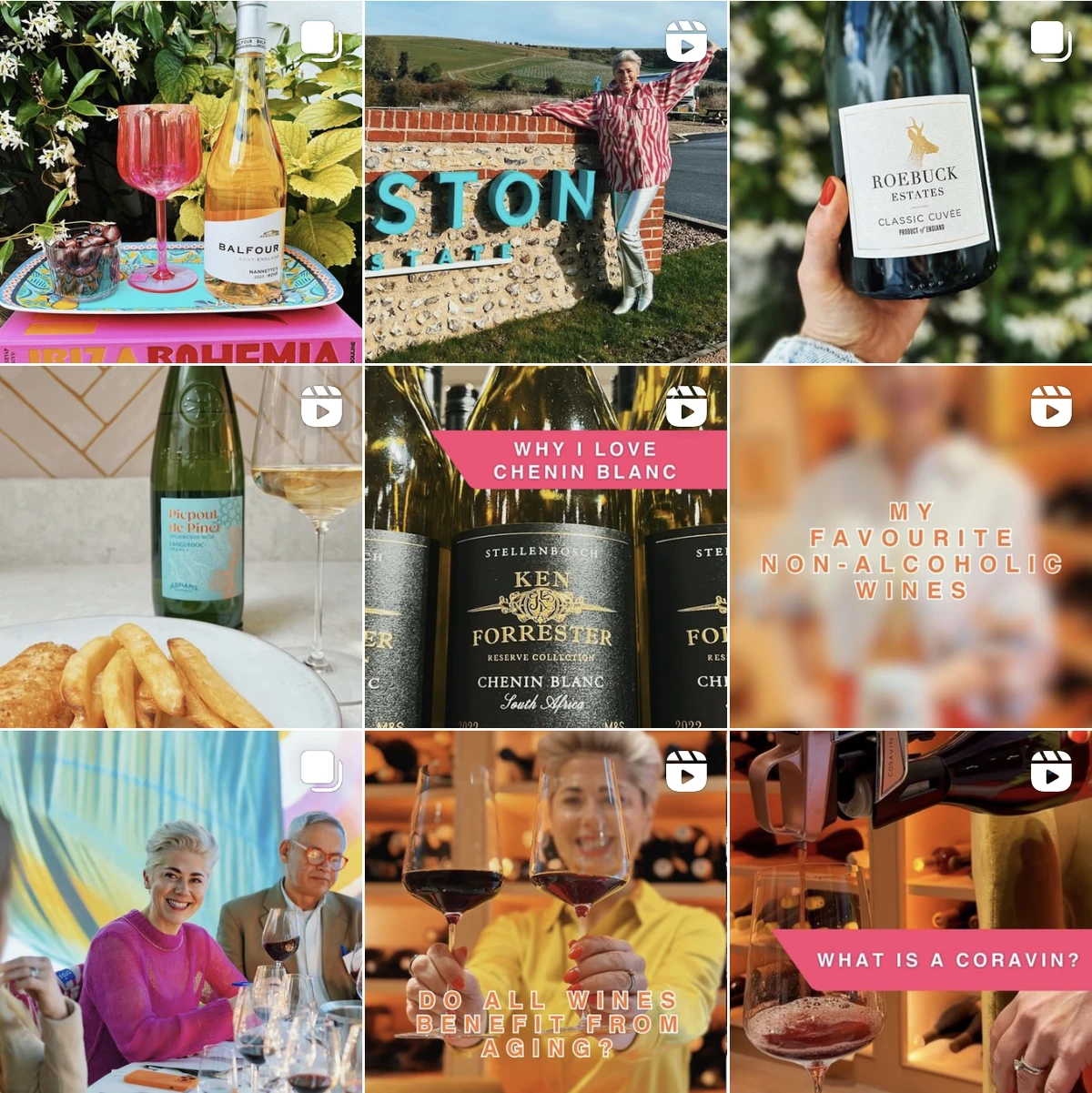 Wine collage: WHY I LOVE CHENIN BLANC, MY FAVOURITE NON-ALCOHOLIC WINES